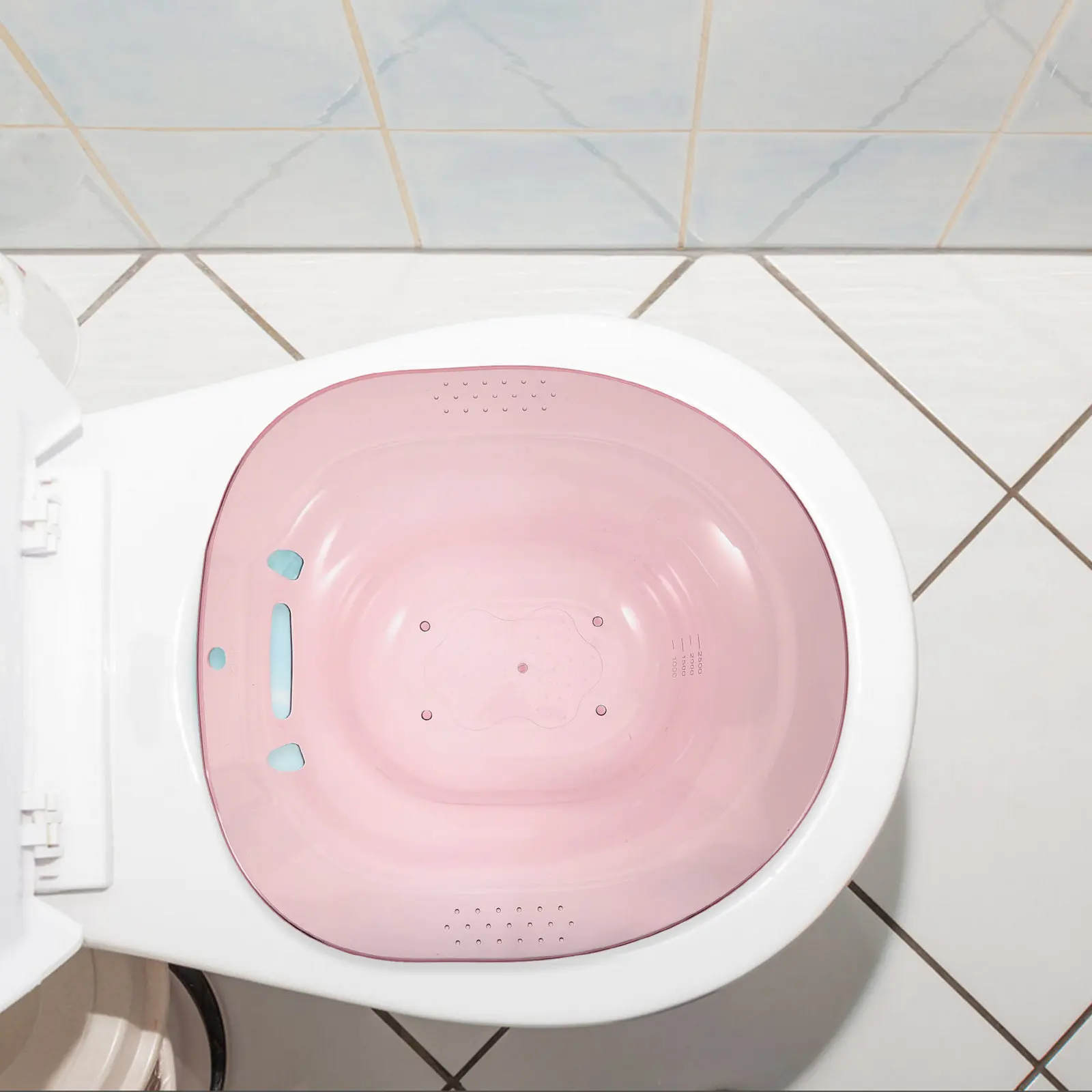 Sitz Bath Basin Plastic Thickened Pet Non Slip Toilet Seat Postpartum Care Hemorrhoids Elderly Pregnant Women Bathroom Essential