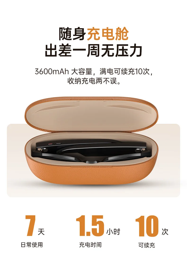

Smart Bluetooth AI glasses, camera video, suitable for Huawei Xiaomi Apple AI translation