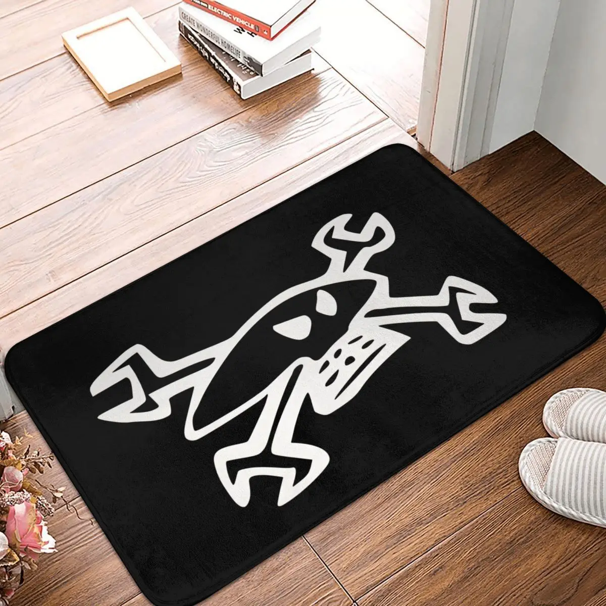 Top Gear Bath Non-Slip Carpet Guy Martin Skull Bedroom Mat Entrance Door Doormat Floor Decor Rug