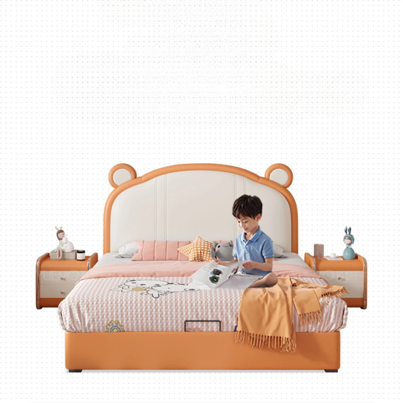 Animal Shape Childrens Bed Girls Modern Comferter Queen Bed Princess Loft Camas De Dormitorio Bedroom Set