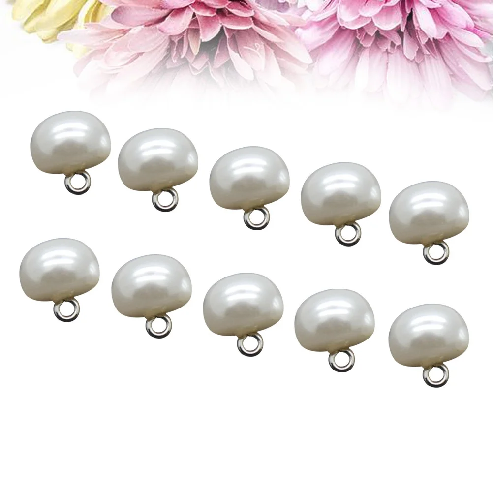 

200Pcs Plastic Mushroom Buttons Smooth Round Surface Sewing Eyes for Crafts DIY Accessories Scrapbooking Jewelry Making 16L 10Mm