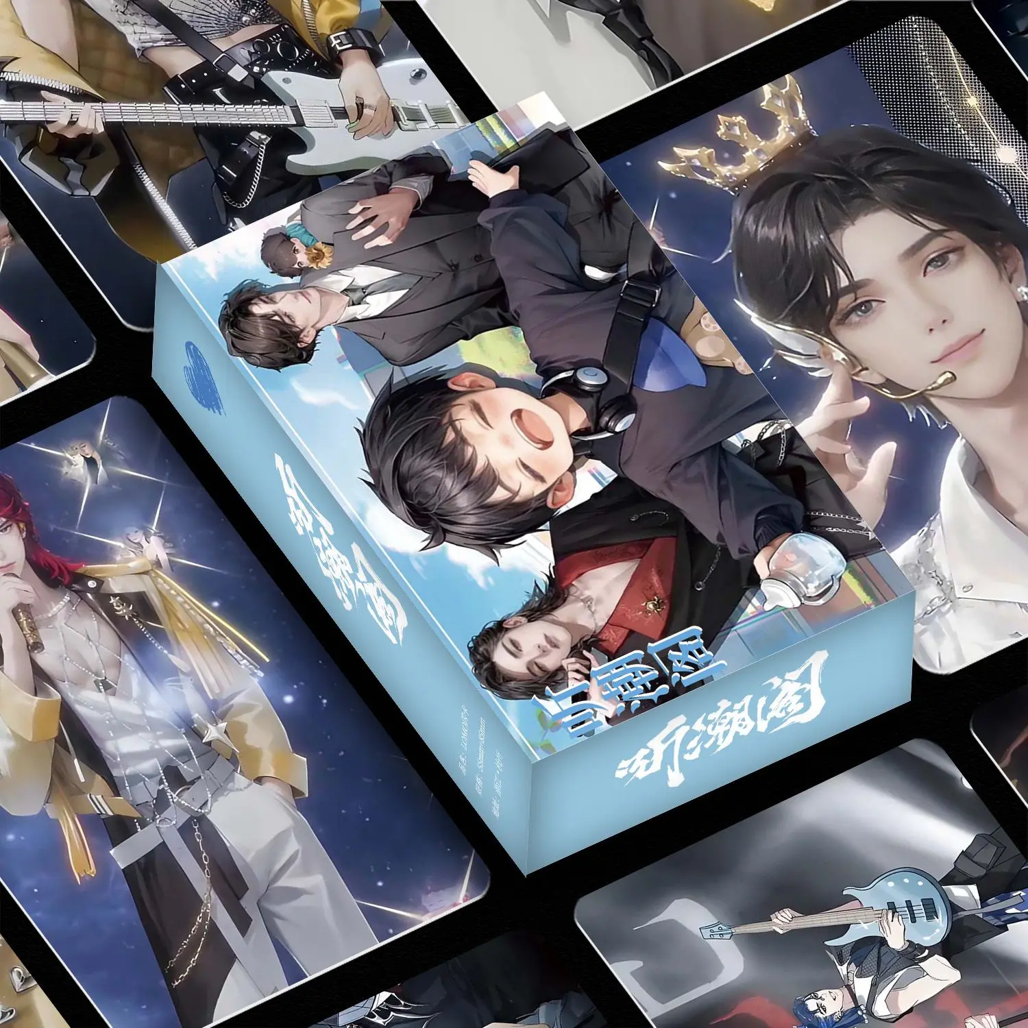 

Tingchao Pavilion lomo Card Bai Shuo Fan Yue Characters 3 Inches Photocard Lomo Card 55 Pcs/set