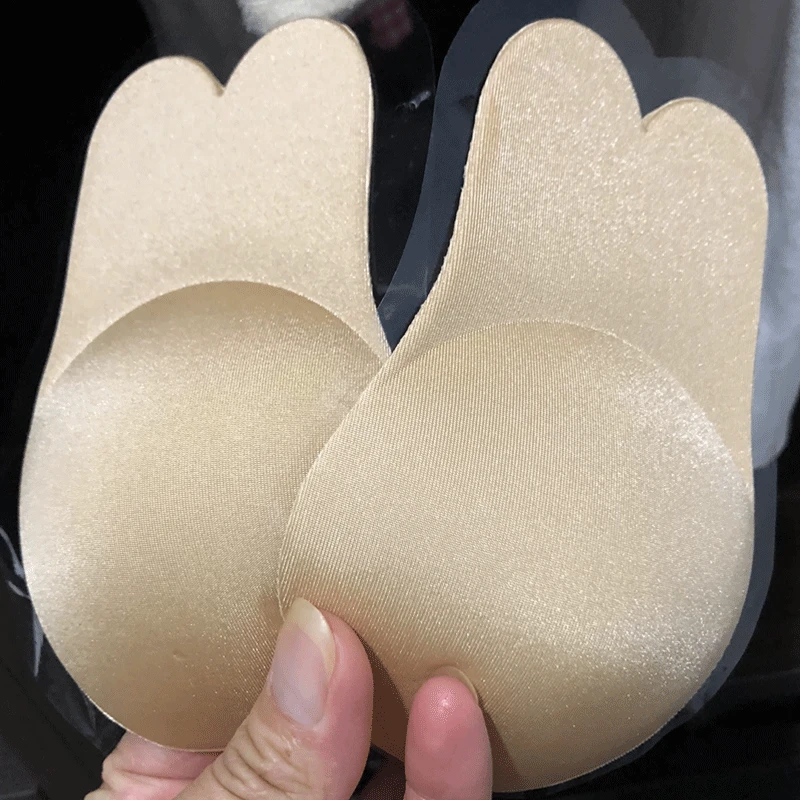 

Women Breast Lifting Stickers Push Up Bras Silicone Invisible Chest Strapless Breast Rabbit Lift Up Tape Nipple Cover Bra Pads