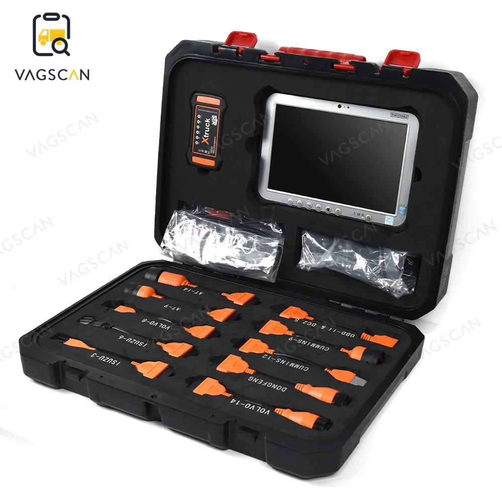 2026 Multi-Brands Xtruck Y009 HDD Universal Diagnostic and FZG1 Tablet PK HT-8A Instrument Test for Heavy Duty Truck Excavator