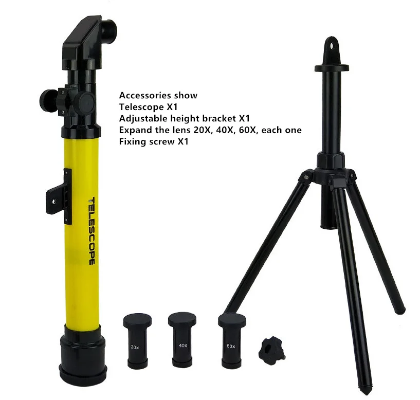 1PC Outdoor Hiking Space Telescope for Children HD Astronomical Telescope for Christmas and Birthday Gifts