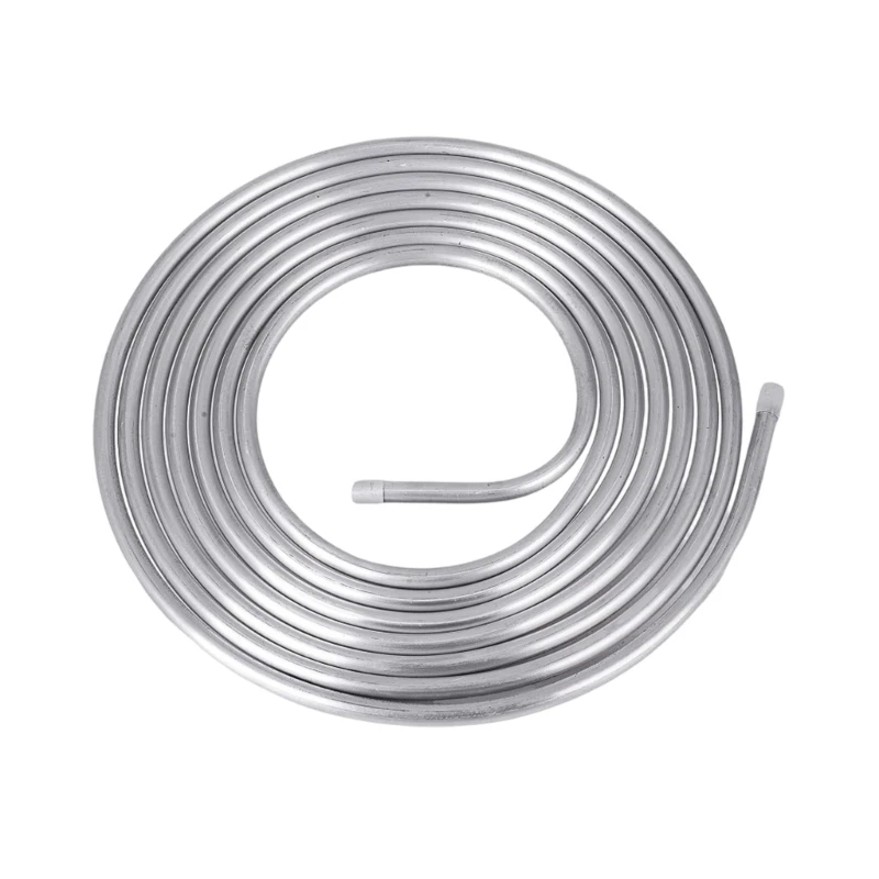 A2BC 3/8Inch 16Ft Aluminum Brake Line Corrosion Resistant Brake Line Tubing For Auto And Bike Hydraulic Braking System
