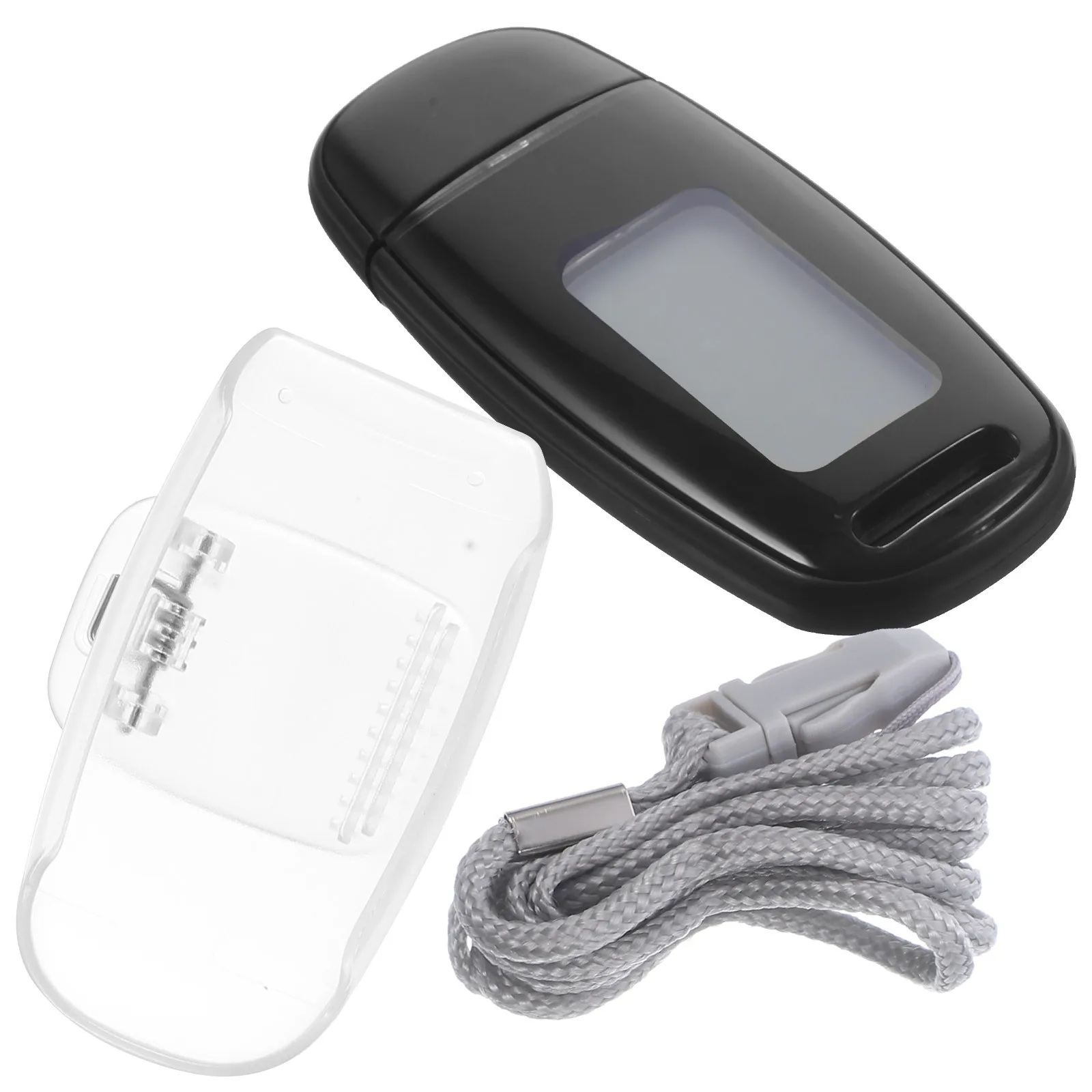 1Set 3D Pedometer Professional Step Counter Easy Operate App Required Large Screen Display Professional Pedometer