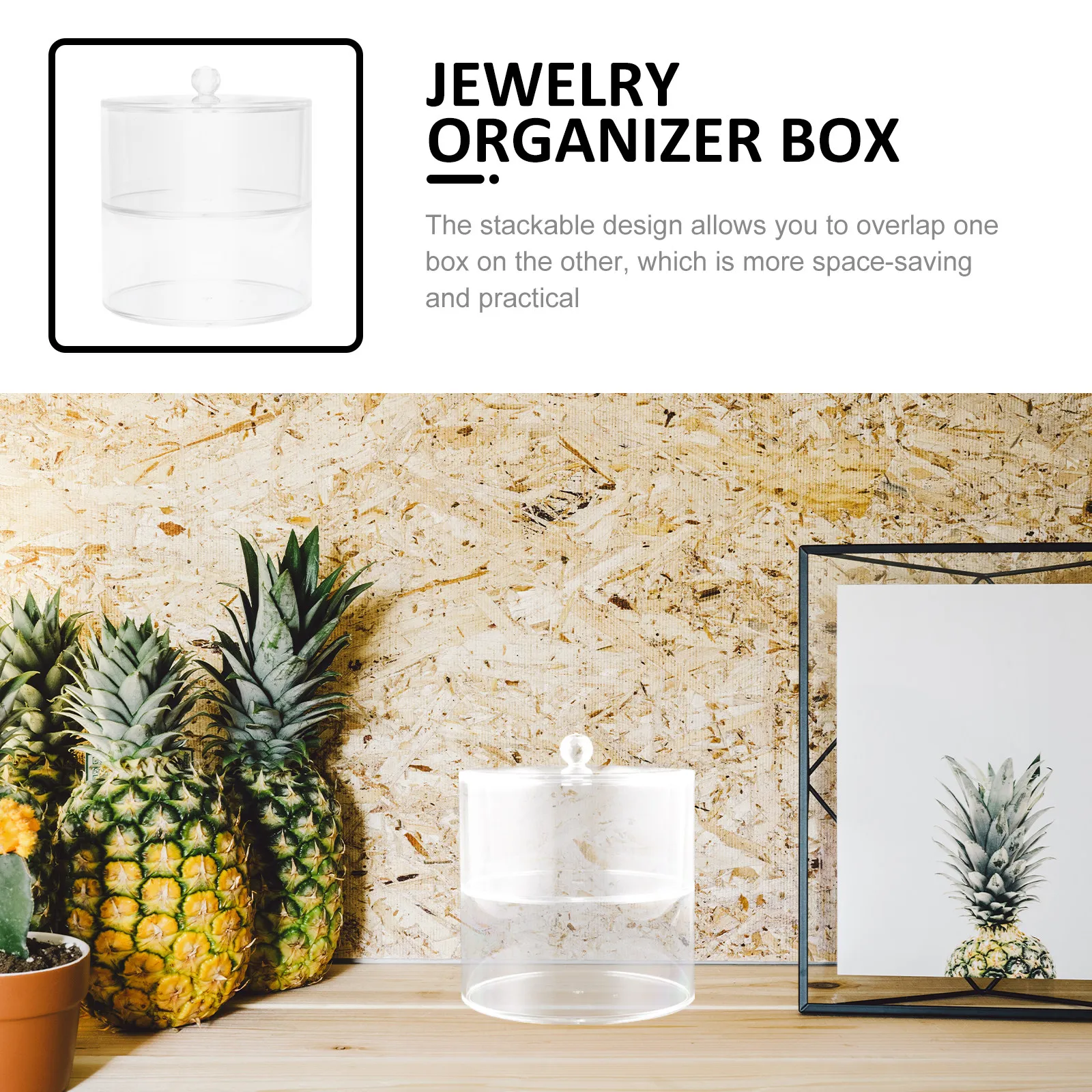 

Прозрачный акриловый органайзер для часов, шкатулка для хранения украшений, аксессуаров для волос и ремней, настольный демонстрационный футляр для аксессуаров