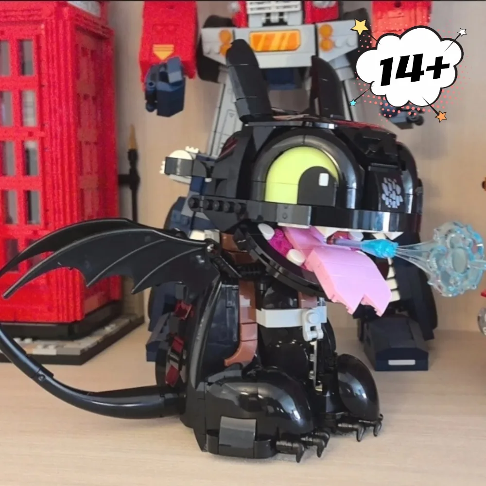 784 قطعة التنين الأسود الجديد تجميعها اللبنات الحلي البلاستيكية 10375 التعليمية هدية الكريسماس للأصدقاء البالغين