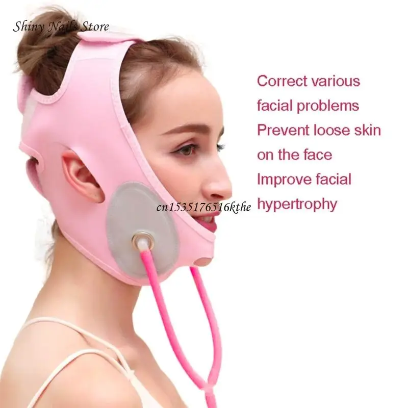 Inflatable Face Slimming Band Air Press Lift Up Belt Face-Lift Mask Massager Dropship