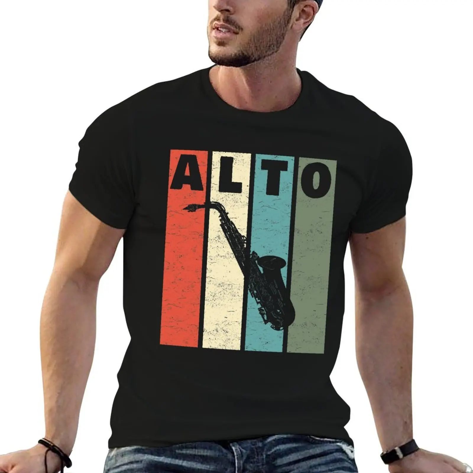 

Alto Sax Players T-Shirt man t shirt summer anime tshirt T-Shirt