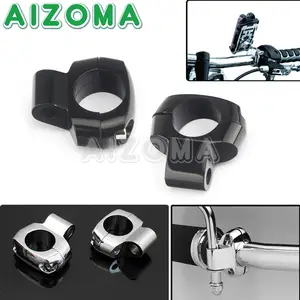 Soporte De Faro Delantero De Motocicleta, Abrazadera De Montaje De 39mm-41mm, Tubo De Horquilla, Soporte De Foco Para Harley, Chopper, Bobber, Cafe Racer