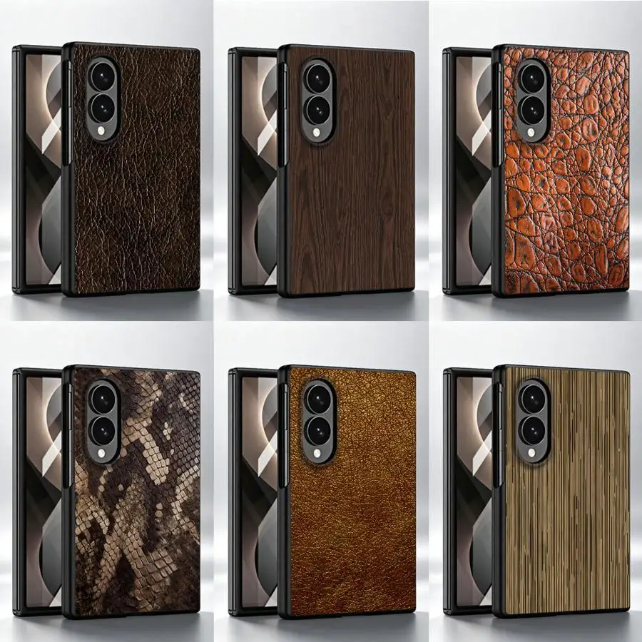 Wood Grain Phone Cover Case for Samsung Galaxy 8 Z Fold8 Wide ZFold8 Ultra Z Fold 8