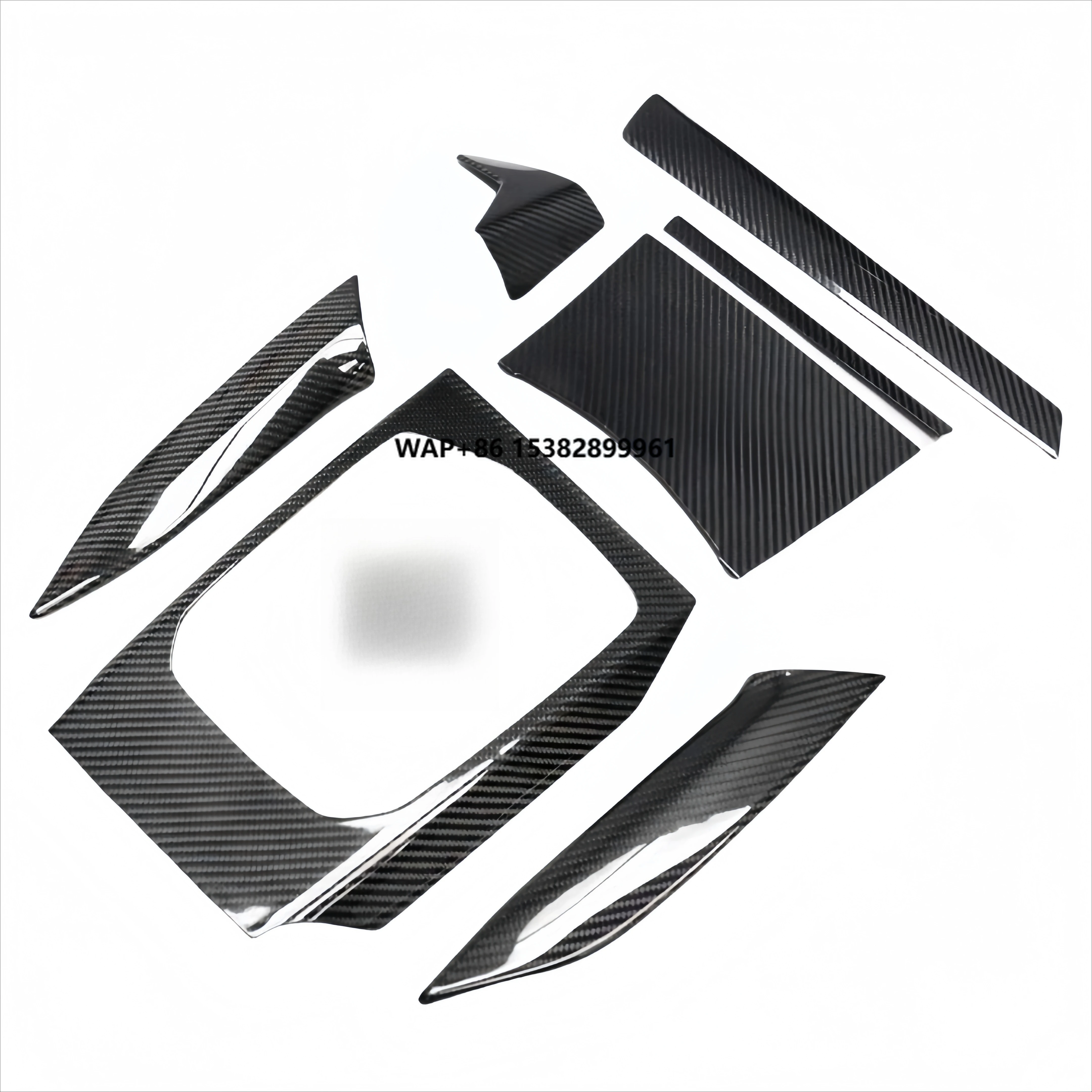 G20/G22/G23/G26/G28/87 Real Carbon Fiber Dashboard Panel Cover Trim Popular Interior Kit Center Console Air Outlet