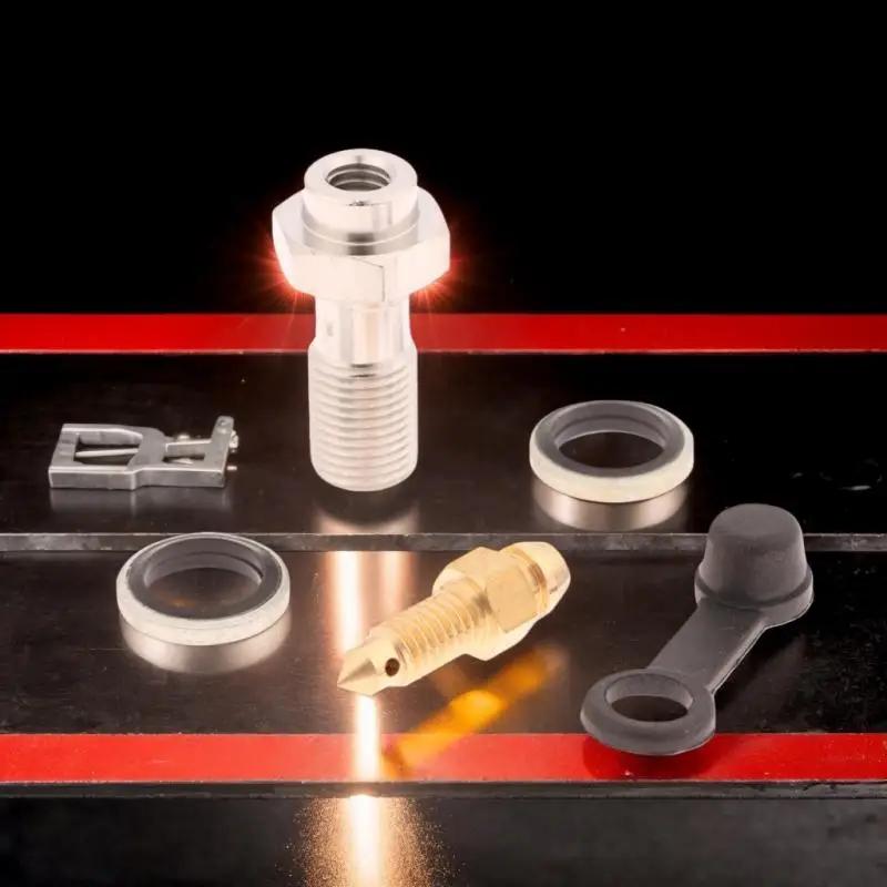 M10x1.25mm M10x1.0mm مسمار بانجو - لمضخة فرامل الدراجة، سهلة التركيب