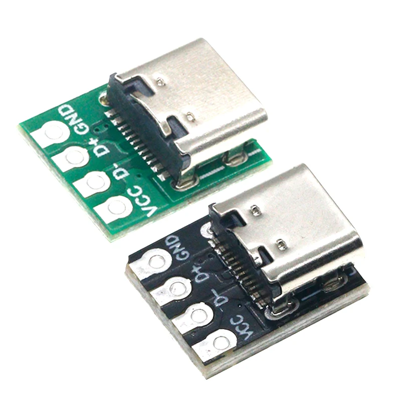 10PCS MICRO USB to DIP Adapter 5pin female connector B type pcb converter pinboard 2.54