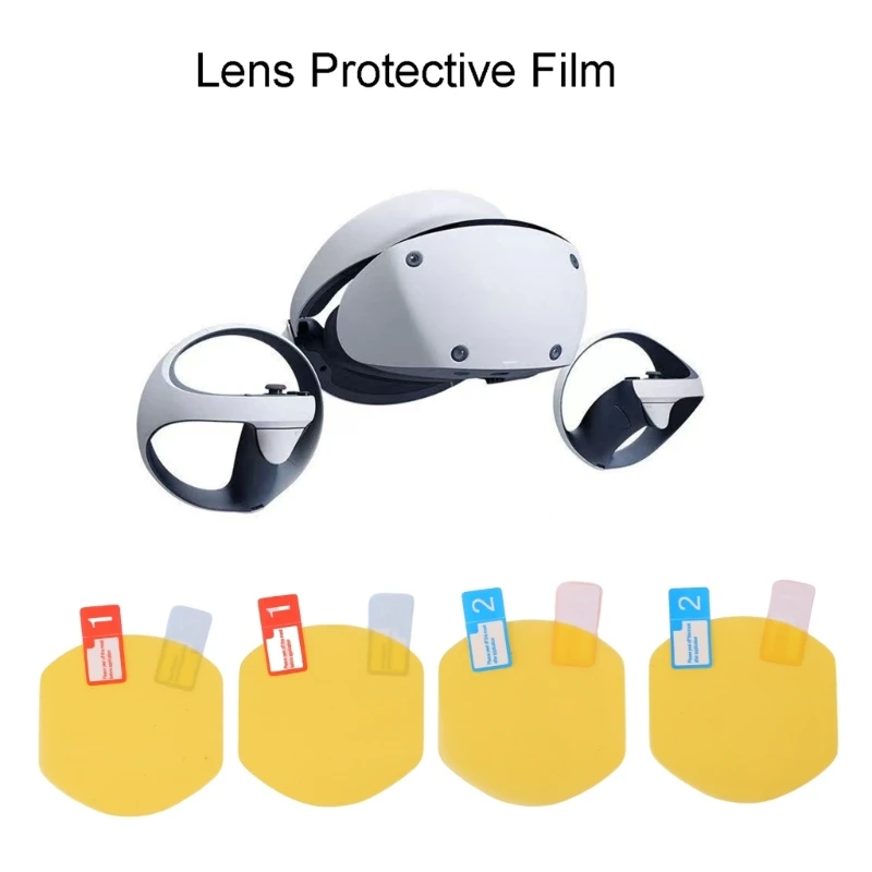 Lens Protective Film Cover for PS VR2 Glasses Anti-Bubble Clear Film Blue Light Blocking Lens Film Accessories