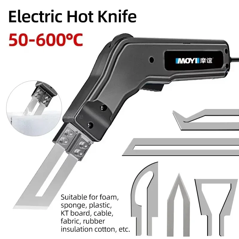 Foam Cutting Knife Pearl Cotton Electric Hot Knife Thermal Cutter Hand Held Potable Electric Tools Knife Multiple Cutter