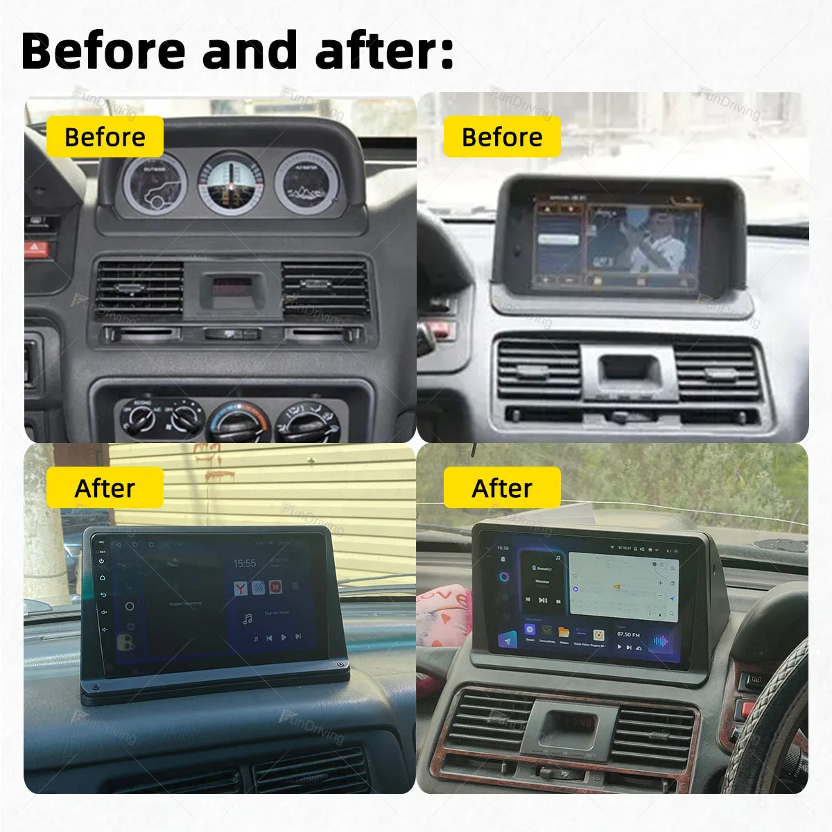 Autoradio Android per Mitsubishi Pajero 2 Montero V31 Shogun 1991 - 2012 2 Din Multimedia Navigazione GPS Stereo Carplay Auto 4G