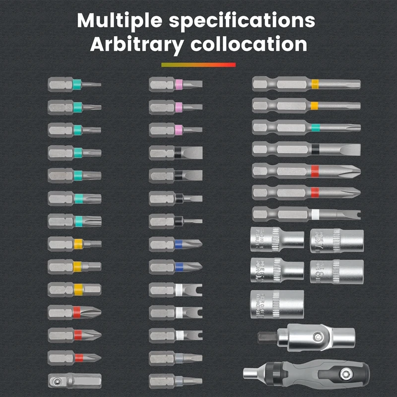 ARROWMAX (41 in 1) Ratcheting Screwdriver Set Versatile Ratchet Manual Screwdriver Bit Set for DIY and Professional Projects