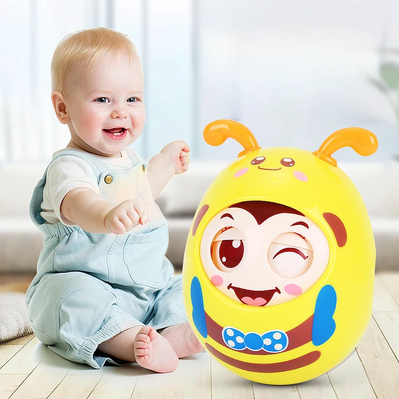 Not down toy baby 6 months baby puzzle early education children 0-1 eye nodding soothing children's rattles dolls