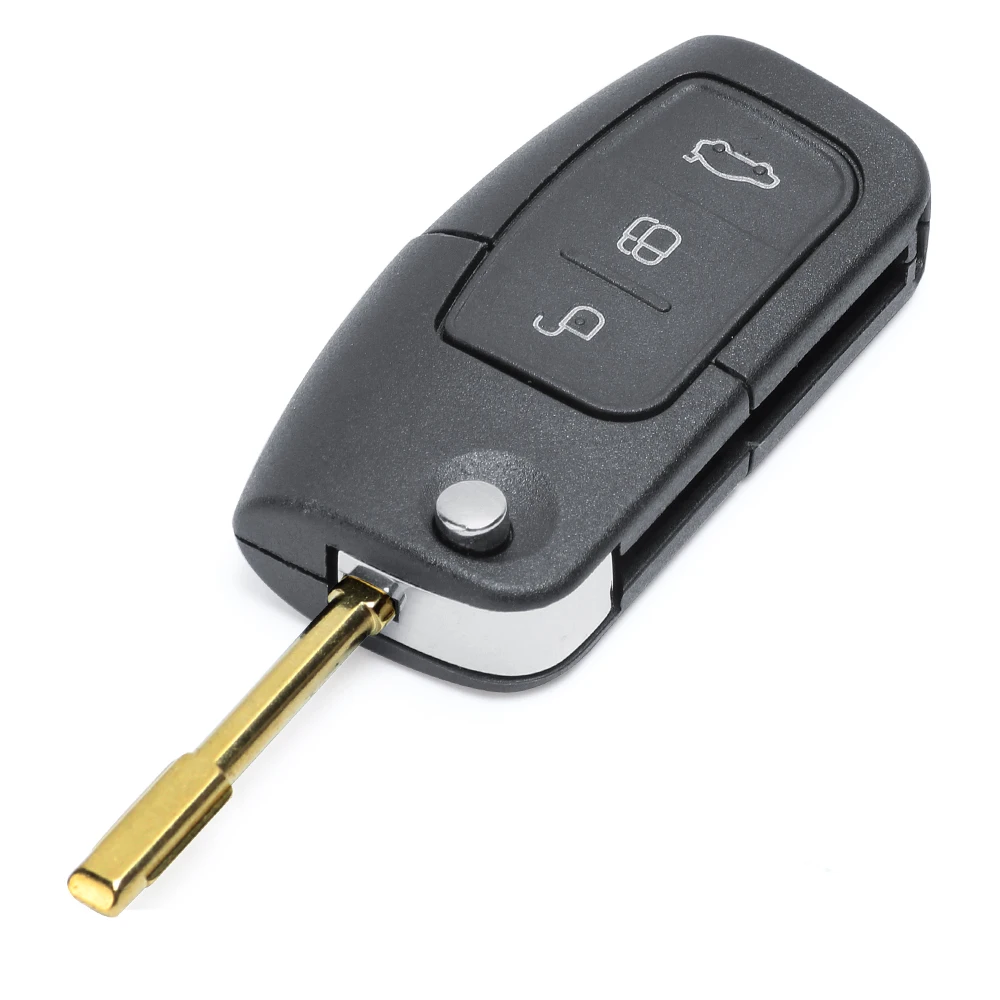 KEYECU Flip Remote Key Fob 3 pulsanti 433MHz 4 d60/4 d63 Chip per Ford BF FG Falcon Territory Mondeo FPV SZ