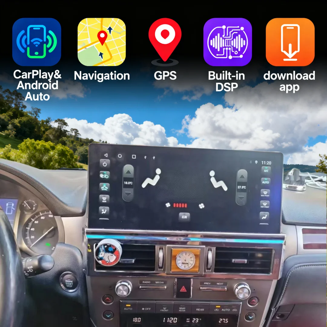 

Новое автомобильное радио 10,9 дюйма для Lexus GX400 GX460 2009-2021 с CarPlay, Android, мультимедийным видеоплеером, GPS, Wi-Fi и стереосистемой