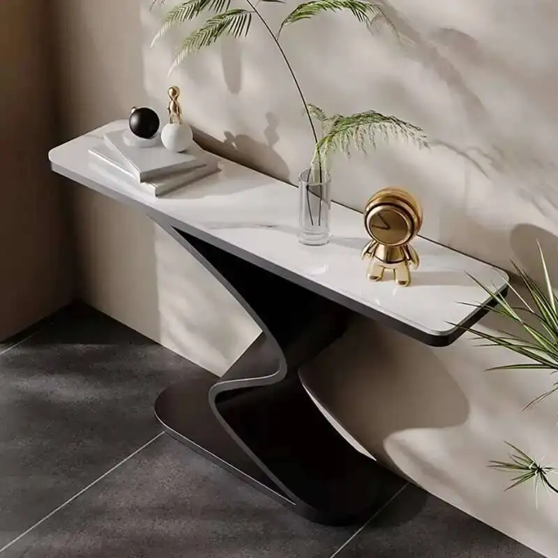 

Modern Minimalist Console Table Marble Aesthetic Trendy Entryways Console Table Beauty Luxury Tisch Wohnzimer Home Furniture