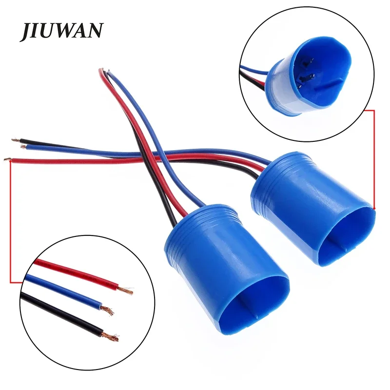 

For 9004 9007 Fog Lamp Headlight Copper Core Wire Base Bulb Female Socket Plug Connector Adapter Wiring Harness