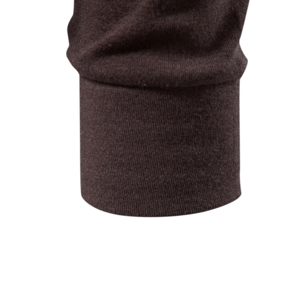 AIOPESON Herren Kunstkaschmir Rollkragenpullover, Einfarbig, Slim Fit, Strickpullover, Basis-Schicht-Oberteil, Warme Herbst-Winter-Bekleidung – Detail 15