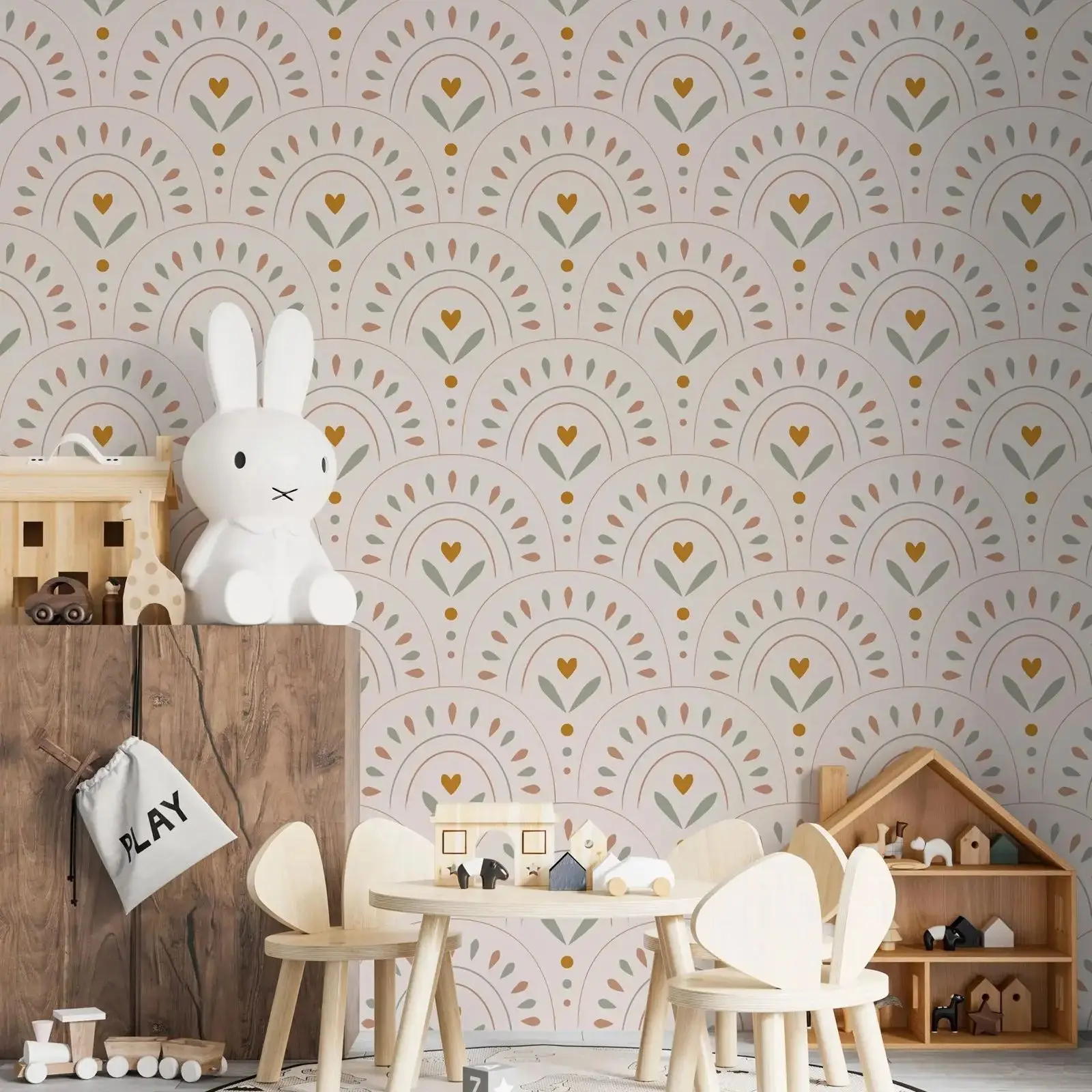 Vintage Pattern Flower Wallpaper, Cozy Decor Aesthetic Wall Paper Roll For Home Decor,Kids Room,Self-adhesive Or Tradition Paper