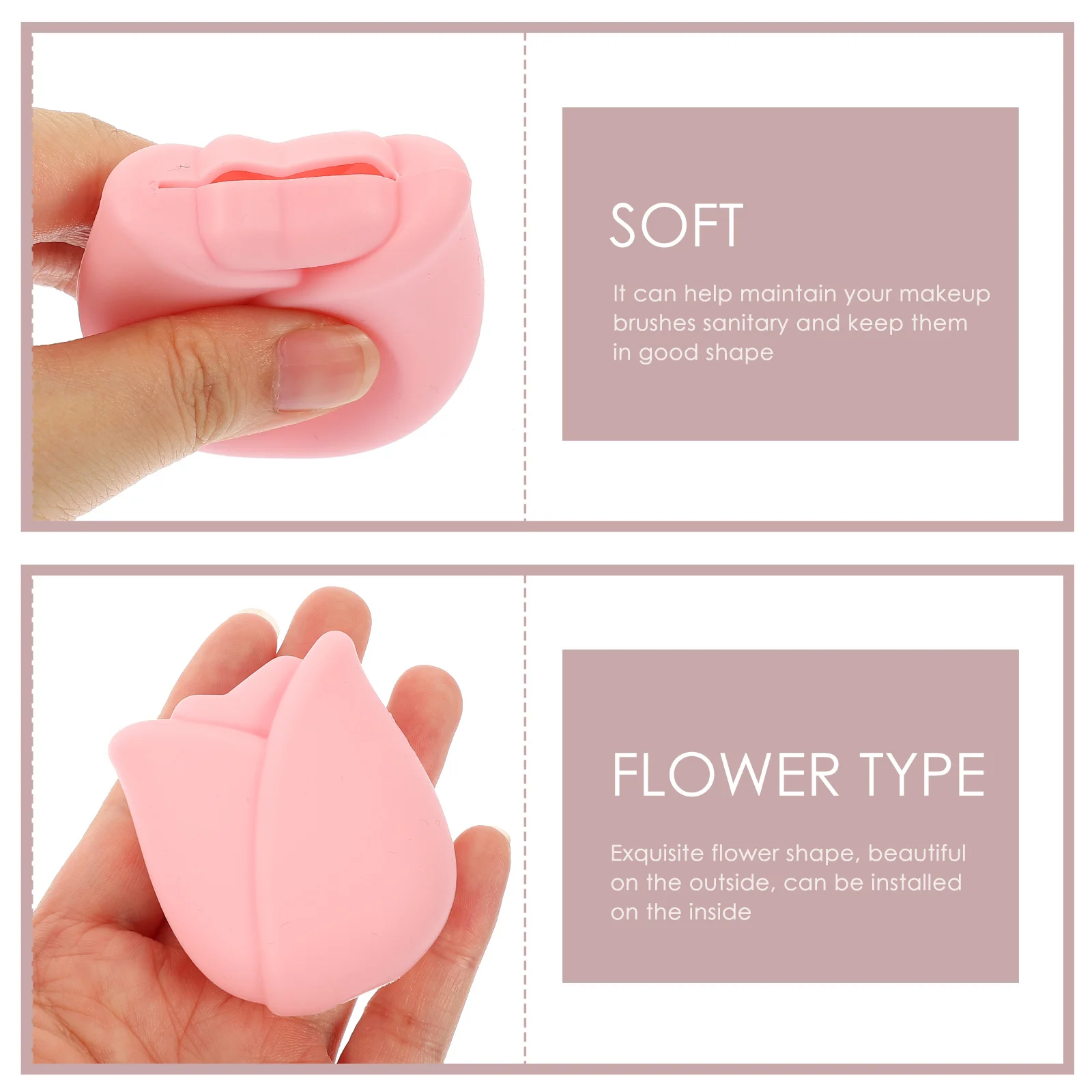 6 pezzi di pennelli per trucco coperture protettive in silicone maniche per pennelli antipolvere da viaggio tappi di protezione riutilizzabili forniture per il trucco