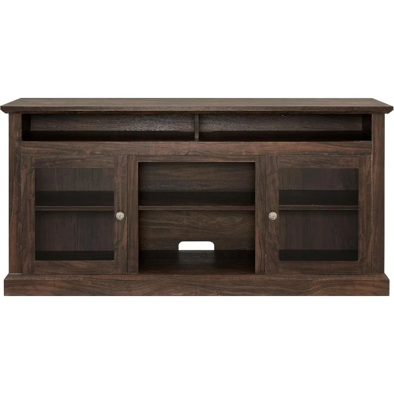 Tracy-TEF-00057-LWJ Television Stands, 60"x15.75"x29", Brown-1