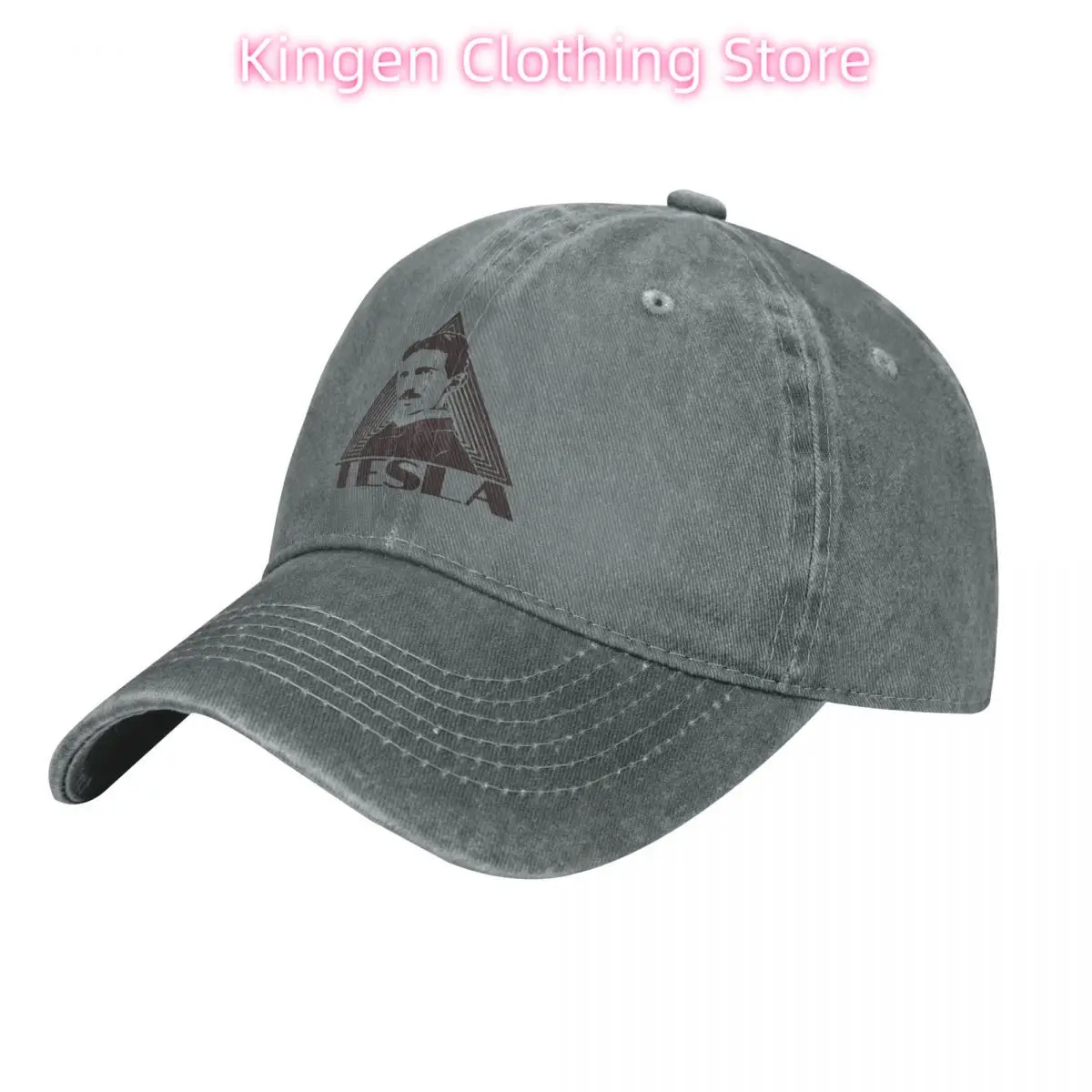 خمر نيكولا تيسلا قبعات البيسبول للجنسين نمط المتعثرة الدنيم قبعة الشمس الأنشطة في الهواء الطلق قبعات قبعة #2