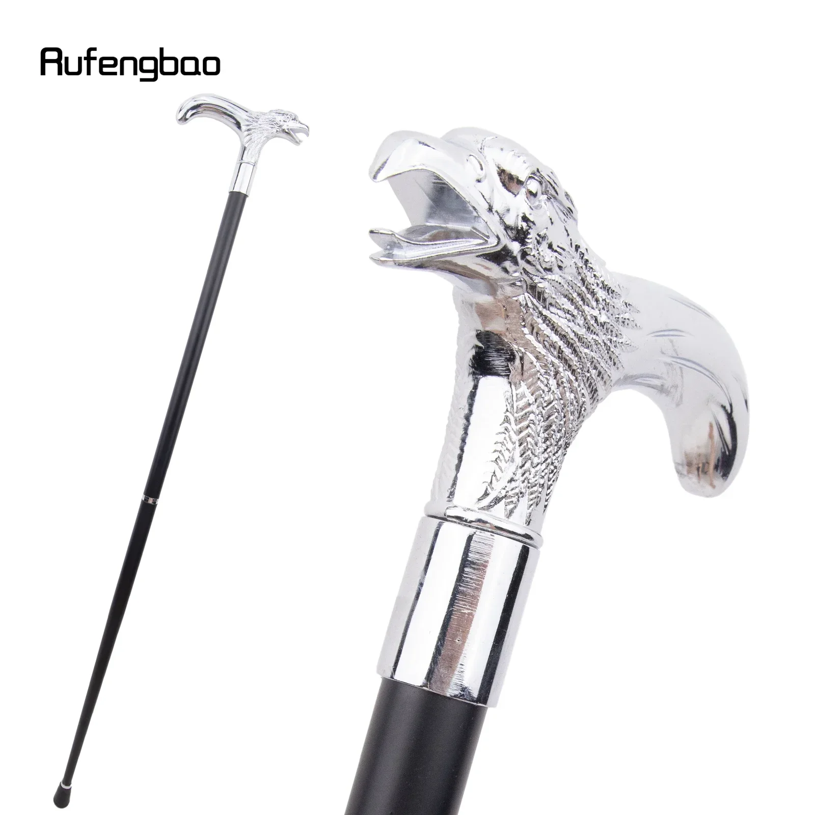 White Eagle Head Walking Cane Stage Cane Decorative Stick Decorative Cane For Halloween Cosplay And Parties, For Cosplay & Party