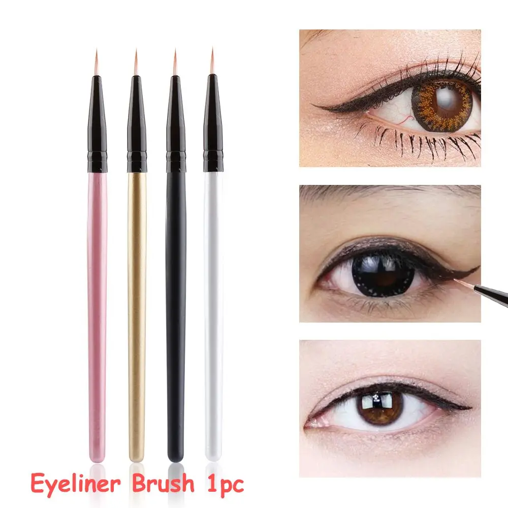 HOT Beauty Cosmetic Eyeliner Brush Lipliner Eyeshadow Applicator Eyelash Extension Tools