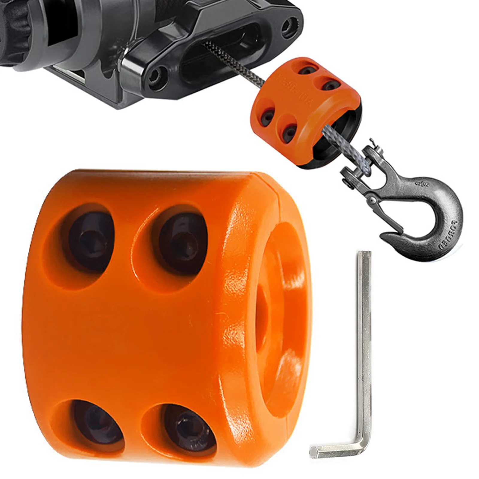 

For ATV UTV Winches Universal Winch Cable Hook Stopper Rubber Winch Rope Line Saver Winches For ATV UTV Winches