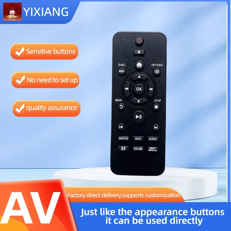 Remote Control fit for Philips DVD Player DVP2801 DVP3560/F8 DVP4050 DVP6620 DVP3520K DVP3560K DVP3354K DVP3354K/55 DVP3350K