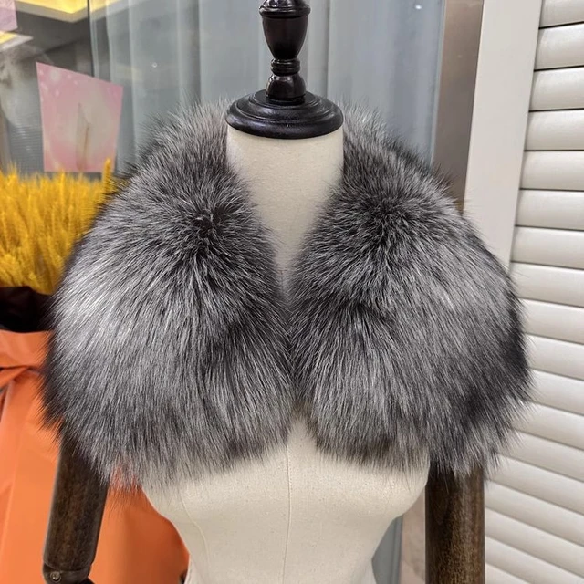 Fur collar, fox fur collar, real fur collar , selling coat winter accessories