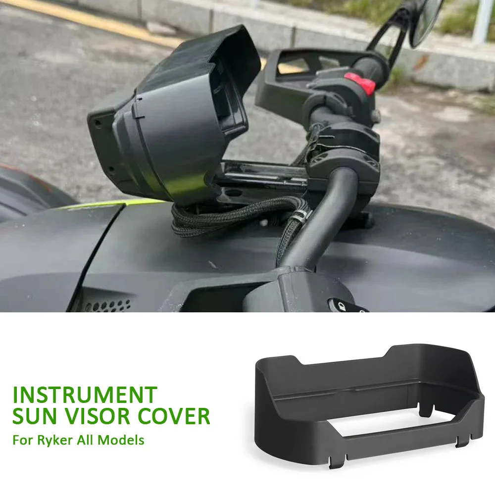 

Sun Visor Cover Instrument Screen Sunshade Guard 2019-2025 UTV Accessories For Can-Am Ryker 600 900 Rally Edition Sport ACE