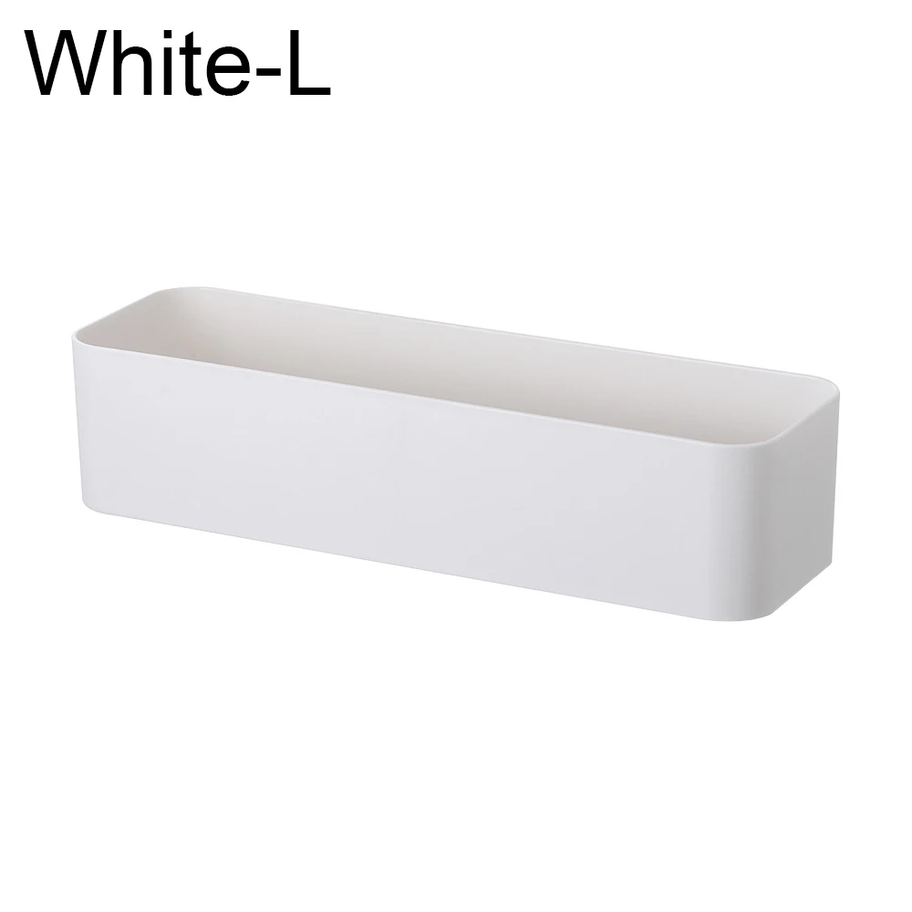Storage Box Adhesive Hanger Storage Case Remote Control Holder Wall Mounted Organizer Cosmetic Storage Box Fixed On Wall
