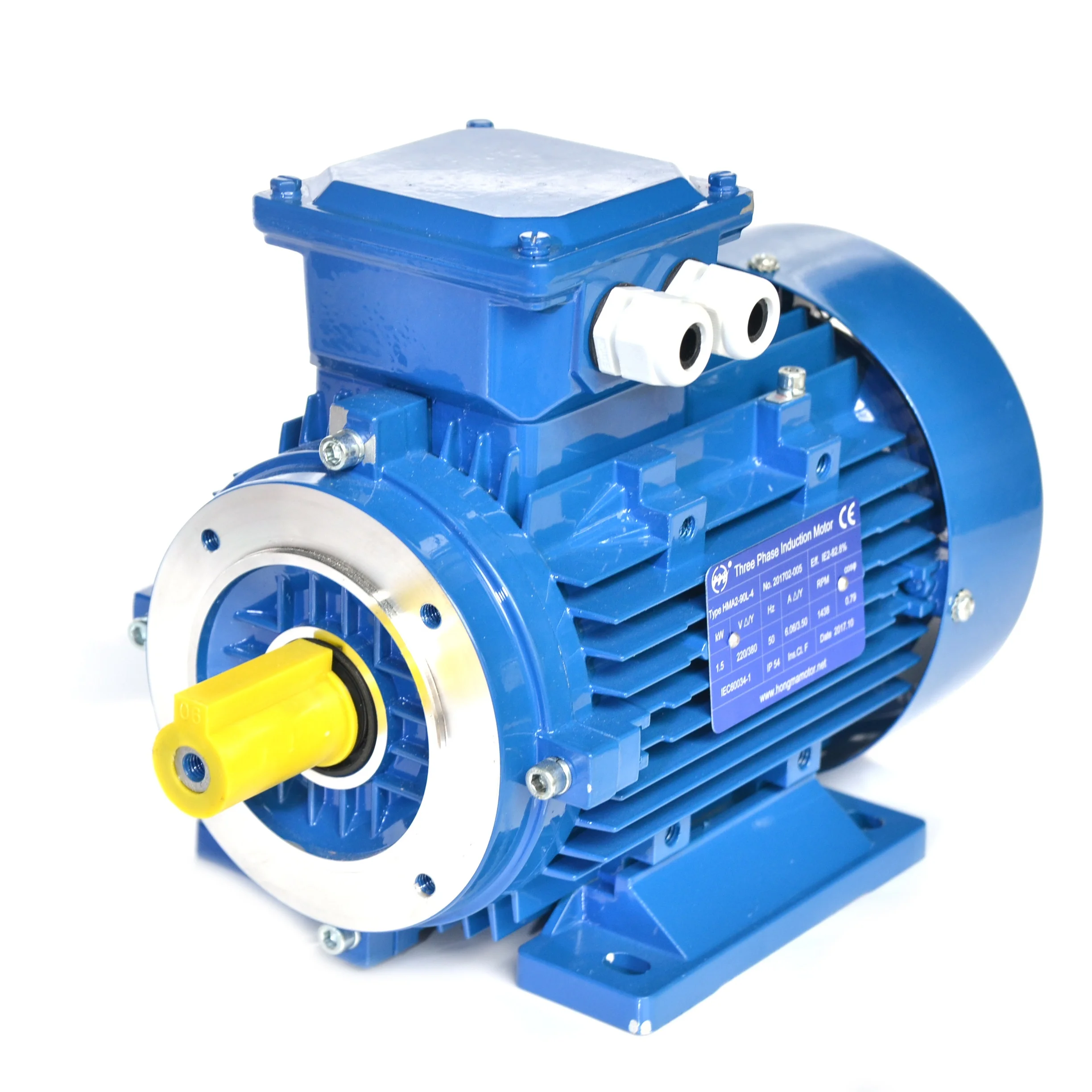 IE2 Hochwertiger elektrischer Asynchronmotor mit 3000 U/min, 1,5 kW