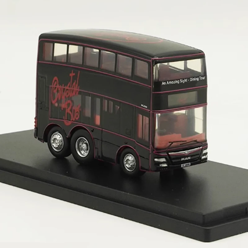 MAN A95 Q Double Deck Bus Plastic Car Model Finished Product Simulation Toy Collection Gift Static Model Display Souvenir