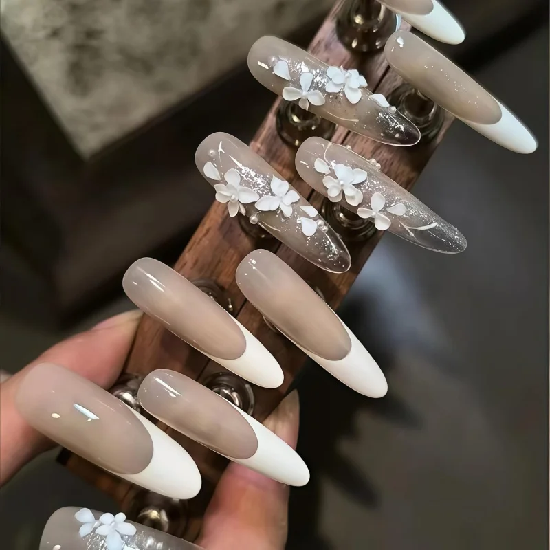 Formy do paznokci żelowych 3D w kształcie motyli i kwiatów, formy silikonowe do żywicy, płatki kwiatów, akcesoria, narzędzia do paznokci, stylizacja paznokci Grace.