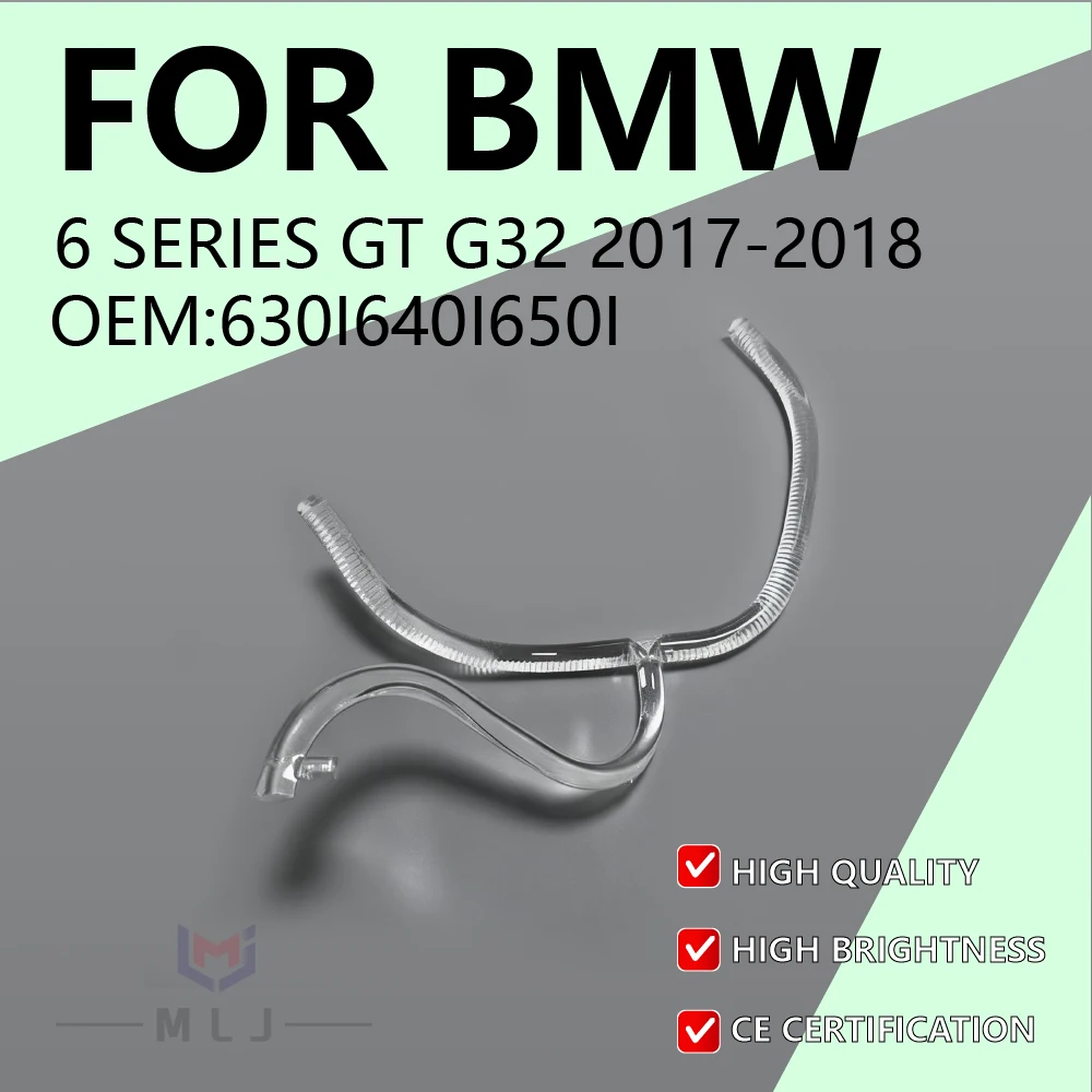 

For BMW 6 Series GT G32 630i 640i 650i 2017-2018 LED Headlight Guide Light Ring Daytime Running Light Aperture Car Accessories