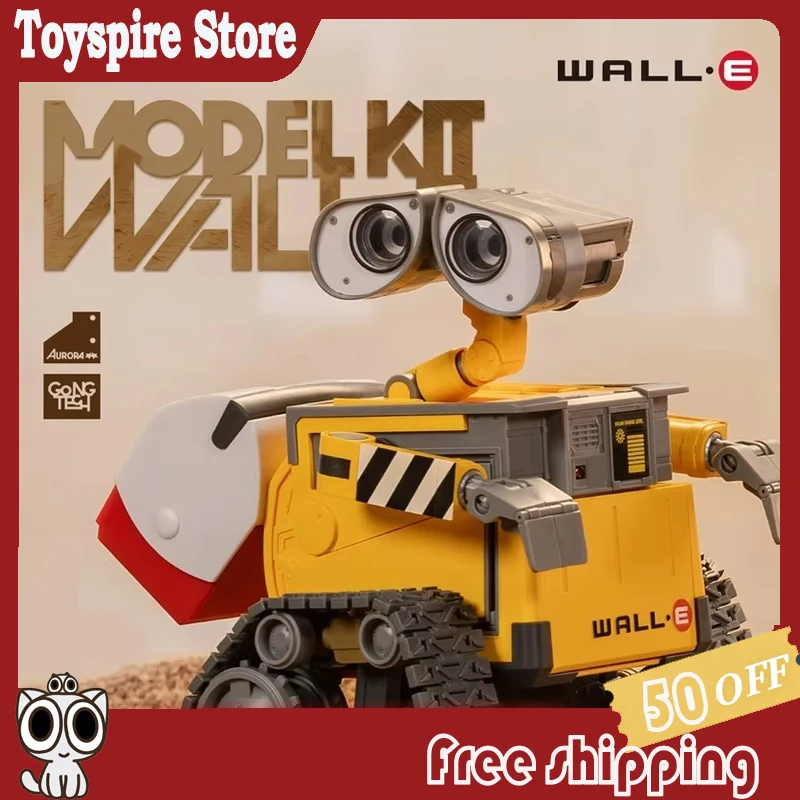 

Genuine GONG WALL-E Assembly Model Robot Assembly Collect Desktop Ornaments Action Figure Boy'S Gift