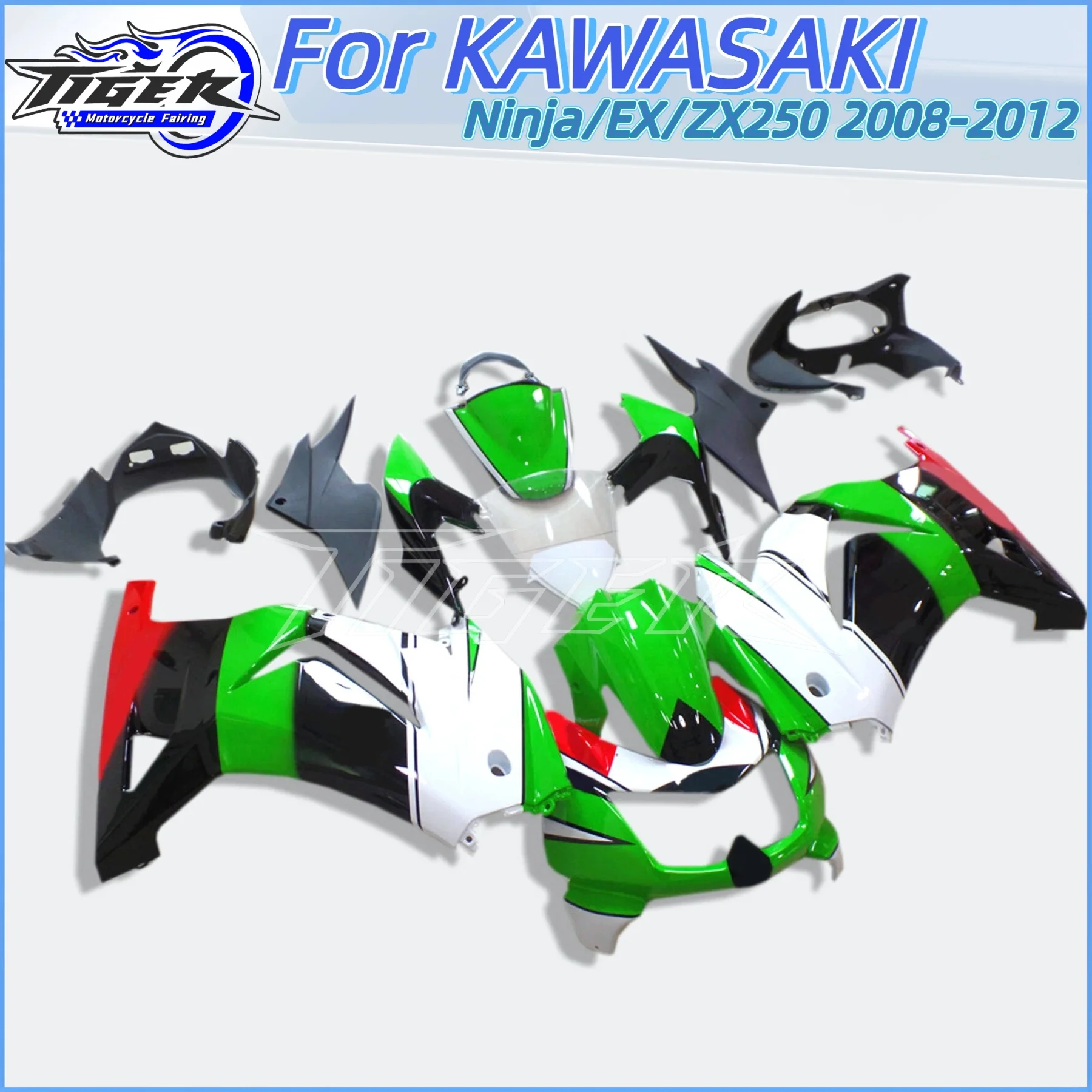 

Motorcycle Fairing kit for Ninja 250 2008 2009 2010 2011 2012 ZX250 08 09 10 11 12 Year fairing Purple blue motorcycle housing
