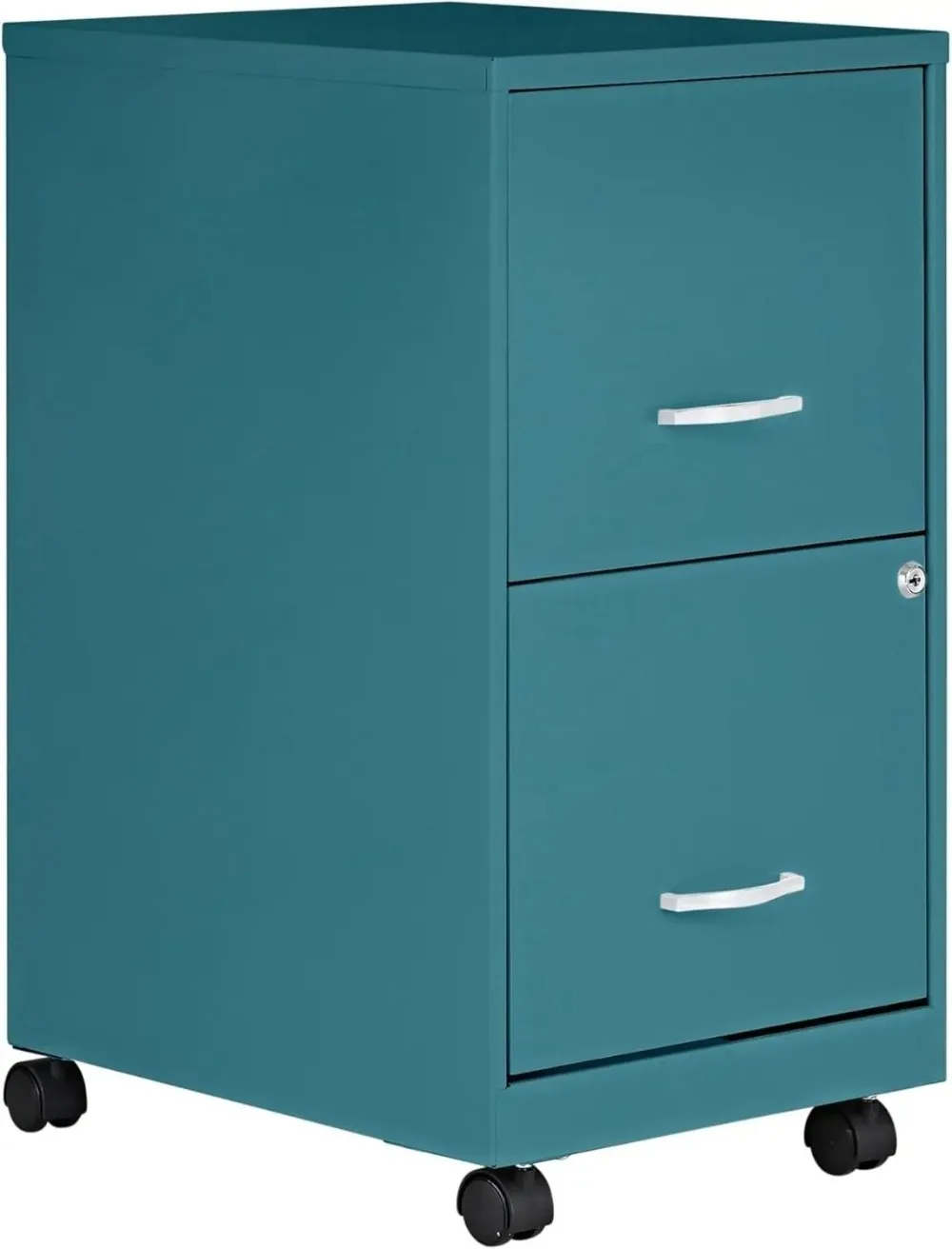 

LYS SOHO File/File Mobile Cabinet, Teal