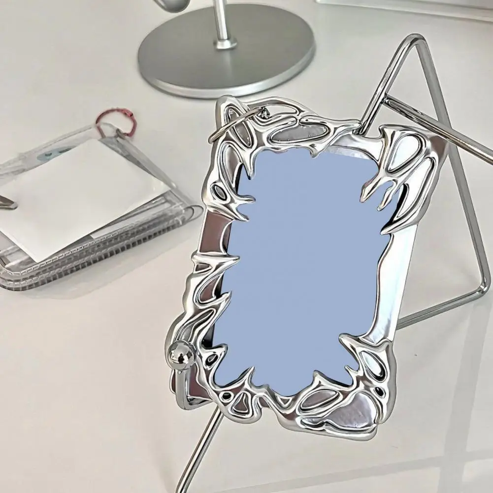 Vintage Style Photo Storage Rack Stylish Card Cover Box with Engraved Edges for Girl Table Display Sturdy Protective for Photos