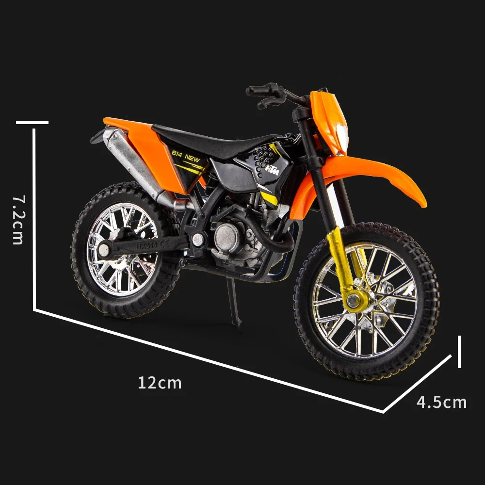 450 SX-F Alloy Motorcycle Model 1:18 Diecasts Portable Racing Finger Motobike Simulation Collection Toys For Children